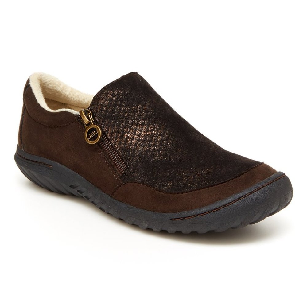 JBU by Jambu Brown Cranberry Side-Zip Loafer 9.5